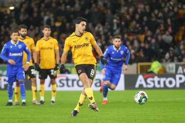 Wolverhampton Wanderers 'dan Ral Jimnez 20 Aralık 2022' de Wolineux, Wolverhampton, İngiltere 'de oynanan dördüncü tur Carabao Kupası karşılaşmasında 1-0 berabere kaldı.