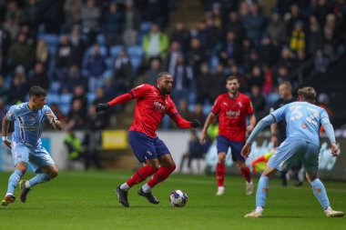 Coventry Building Society Arena, Coventry, Coventry 'de Coventry City ile West Bromwich Albion arasındaki Sky Bet Şampiyonası maçında West Bromwich Albion' dan Matt Phillips # 10 numara hareket halinde.