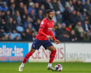 West Bromwich Albion 'dan Darnell Furlong, Coventry Building Society Arena, Coventry' de Coventry City ile West Bromwich Albion arasındaki 21 Aralık 202 'de oynanan Sky Bet Şampiyonası karşılaşmasında etkin.