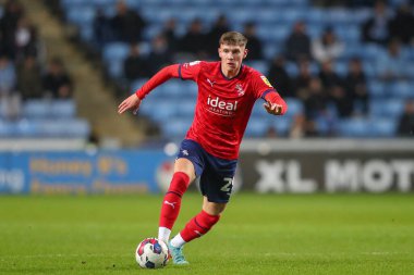 West Bromwich Albion 'dan Taylor Gardner-Hickman 21 Aralık 202' de Coventry Building Society Arena 'da Coventry City ile West Bromwich Albion arasındaki Sky Bet Şampiyonası maçında iş başında.