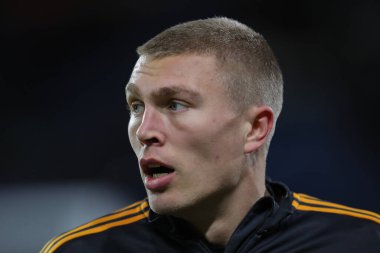 Leeds United 'ın 25 numaralı oyuncusu Rasmus Kristensen IMid sezonunun hazırlık maçı öncesinde Elland Road, Leeds, İngiltere' de oynanan Leeds United - Monaco maçında 21 Aralık 202