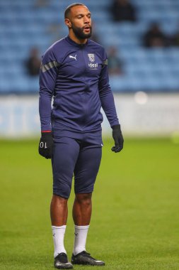 Maç öncesi ısınma maçında West Bromwich Albion 'dan Matt Phillips # 10 Coventry Building Society Arena, Coventry, Birleşik Krallık, 21 Aralık 202' de Coventry City-West Bromwich Albion maçında
