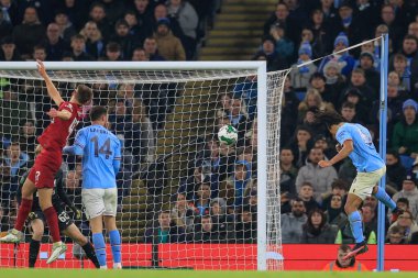 Manchester City 'den Nathan Ak # 6, 22 Aralık 2022 tarihinde Etihad Stadyumu' nda oynanan dördüncü tur Carabao Kupası karşılaşmasında 3-2 berabere kaldı.