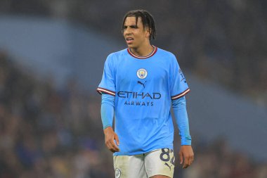 Manchester City 'den Rico Lewis # 82. Carabao Kupası Dördüncü Raundda Manchester City Liverpool' a karşı Etihad Stadyumu, Manchester, Birleşik Krallık, 22 Aralık 202