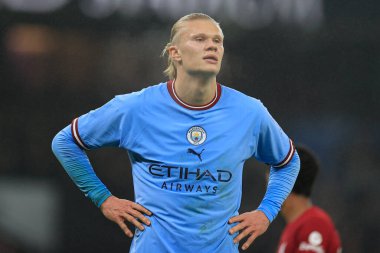 Manchester City 'nin 22 Aralık 202' de Etihad Stadyumu 'nda oynanan dördüncü tur Carabao Kupası karşılaşmasında 9. Erling Haaland