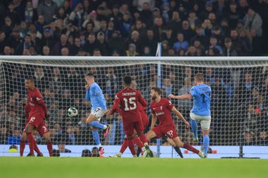 Manchester City 'den Kevin De Bruyne' un 22 Aralık 202 'de Etihad Stadyumu' nda oynanan dördüncü tur Carabao Kupası maçında gol atma şansı var.