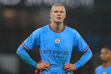 Manchester City 'nin 22 Aralık 202' de Etihad Stadyumu 'nda oynanan dördüncü tur Carabao Kupası karşılaşmasında 9. Erling Haaland