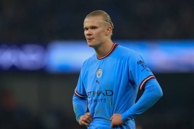 Manchester City, Manchester Stadyumu, 22 Aralık 2022 'de oynanan dördüncü tur Carabao Kupası karşılaşmasında 9. Erling Hland