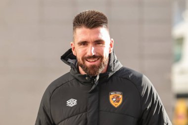Hull City 'den Matt Ingram, MKM Stadyumu' nda oynanan Sky Bet Şampiyonası maçında MKM Stadyumu 'na ulaştı.