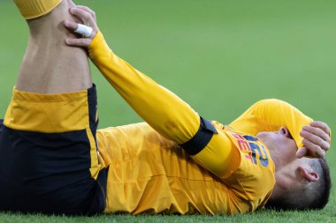 Wolverhampton Wanderers 'dan Daniel Podence 26 Aralık 202' de Goodison Park, Liverpool 'da oynanan Premier League maçında sakatlandı.