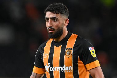 Allahyar Sayyadmanesh # 9 of Hull City Gökyüzü İddia Şampiyonası maçında Hull City, Blackpool 'a karşı MKM Stadyumu, Hull, Birleşik Krallık, 26 Aralık 202