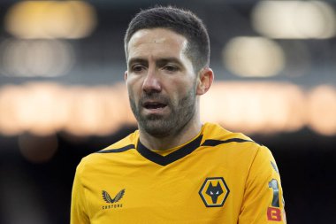 Wolverhampton Wanderers 'ın 28 numarası Joao Moutinho Premier League maçı sırasında Everton Wolverhampton Wanderers' a karşı Goodison Park, Liverpool, Birleşik Krallık, 26 Aralık 202