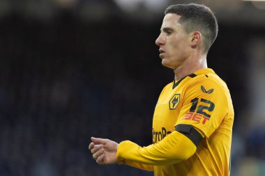 Wolverhampton Wanderers 'ın Daniel Podence # 10' u Premier League maçında Everton Wolverhampton Wanderers 'a karşı Goodison Park, Liverpool, Birleşik Krallık, 26 Aralık 202