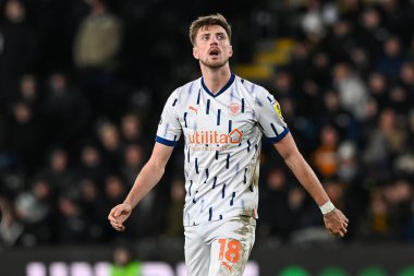 Blackpool 'dan Jake Beesley # 18 Sky Bet Şampiyonası maçı Hull City - Blackpool MKM Stadyumu, Hull, Birleşik Krallık, 26 Aralık 202