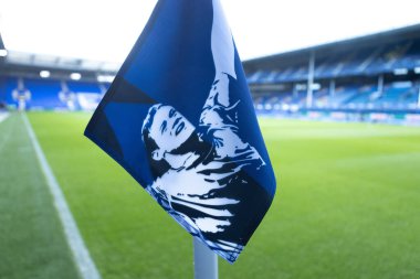 Premier Lig maçından önceki genel görüş Everton 'a karşı Wolverhampton Wanderers Goodison Park, Liverpool, Birleşik Krallık, 26 Aralık 202