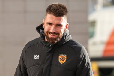 Hull City 'den Matt Ingram, MKM Stadyumu' nda oynanan Sky Bet Şampiyonası maçında MKM Stadyumu 'na ulaştı.