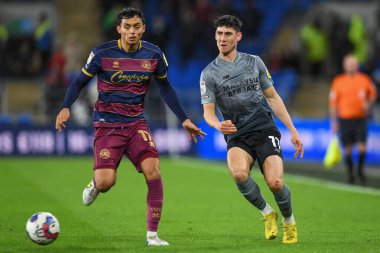 Cardiff City 'den Callum O' Dowda, 26 Aralık 202 'de Cardiff City Stadyumu' nda oynanan Gökyüzü İddia Şampiyonası maçında 17.