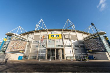 MKM Stadyumu 'nun genel dış görünüşü, Hull City' nin Gök İddia Şampiyonası maçında Hull City ile Blackpool karşılaşması, MKM Stadyumu, Hull, Birleşik Krallık, 26 Aralık 202