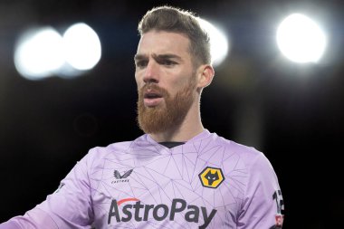 Wolverhampton Wanderers 'dan Jose Sa # 1 Premier League maçında Everton Wolverhampton Wanderers' a karşı Goodison Park, Liverpool, Birleşik Krallık, 26 Aralık 202