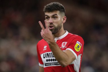 Middlesbrough # 14 numaralı Tommy Smith, Middlesbrough - Wigan Athletic maçında Middlesbrough - Riverside Stadyumu, Birleşik Krallık, 26 Aralık 202