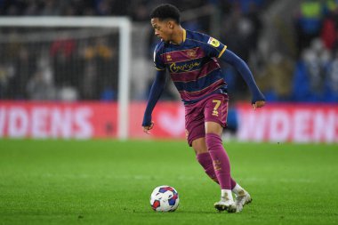 Cardiff City Stadyumu 'ndaki Cardiff City-Queens Park Rangers maçında QPR # 7. Chris Willock, 26 Aralık 202