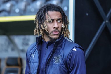 Blackpool 'dan Dominic Thompson 26 Aralık 202' de MKM Stadyumu 'ndaki Hull City - Blackpool maçında MKM Stadyumu' na geldi.