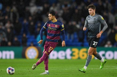 Andre Dozzell QPR # 17 Sky Bet Şampiyonası maçında Cardiff City, Queens Park Rangers 'a karşı Cardiff City Stadyumu, Cardiff, Birleşik Krallık, 26 Aralık 202