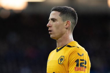 Wolverhampton Wanderers 'ın Daniel Podence # 10' u Premier League maçında Everton Wolverhampton Wanderers 'a karşı Goodison Park, Liverpool, Birleşik Krallık, 26 Aralık 202