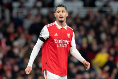 Premier Lig karşılaşmasında Arsenal 'in 12 numaralı oyuncusu Arsenal, West Ham United' a karşı Emirates Stadyumu, Londra, Birleşik Krallık, 26 Aralık 202