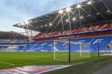 Cardiff City Stadyumu 'nun genel görünümü, Gökyüzü İddia Şampiyonası maçında Cardiff City, Cardiff City Stadyumu' nda Queens Park Rangers 'a karşı, 26 Aralık 202