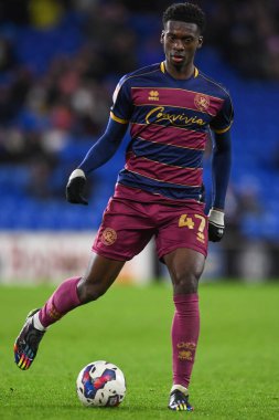 Tim Iroegbunam # 47 of QPRduring the Sky Bet Championship maçında Cardiff City, Cardiff City Stadyumu 'nda Queens Park Rangers' a karşı, 26 Aralık 202