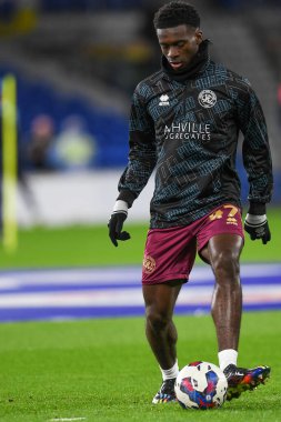 Tim Iroegbunam # 47. QPR maç öncesi ısınma Cardiff City - Queens Park Rangers maçı sırasında Cardiff City Stadyumu, Cardiff, Birleşik Krallık, 26 Aralık 202