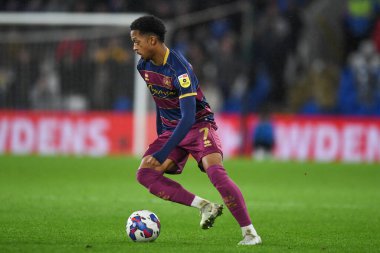 Cardiff City Stadyumu 'ndaki Cardiff City-Queens Park Rangers maçında QPR # 7. Chris Willock, 26 Aralık 202