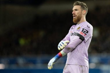 Wolverhampton Wanderers 'dan Jose Sa # 1 Premier League maçında Everton Wolverhampton Wanderers' a karşı Goodison Park, Liverpool, Birleşik Krallık, 26 Aralık 202