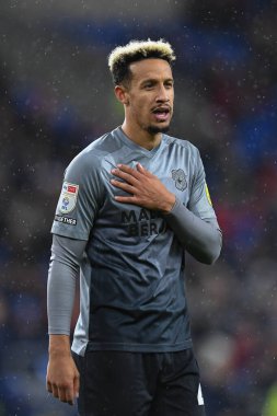 Cardiff City 'den Callum Robinson # 47, Sky Bet Şampiyonası maçında Cardiff City, Cardiff City Stadyumu' nda Queens Park Rangers 'a karşı, 26 Aralık 202