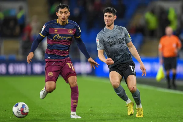 Cardiff City 'den Callum O' Dowda, 26 Aralık 202 'de Cardiff City Stadyumu' nda oynanan Gökyüzü İddia Şampiyonası maçında 17.