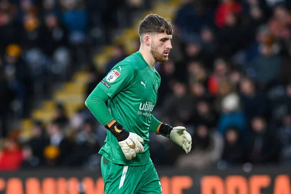 Blackpool 'dan Daniel Grimshaw # 32 Sky Bet Şampiyonası maçında Hull City - Blackpool MKM Stadyumu, Hull, Birleşik Krallık, 26 Aralık 202