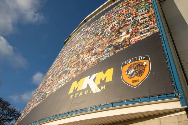 General Exterior View Mkm Stadium Home Hull City Sky Bet — Stock Photo, Image