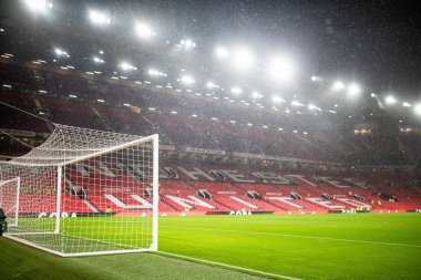Old Trafford 'un Premier League maçından önceki genel görünümü Manchester United ile Nottingham Forest maçı 27 Aralık 202' de Old Trafford, Manchester, İngiltere 'de gerçekleşti.