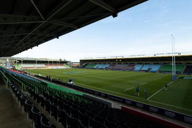The Stoop 'un genel görünümü, Harlequins Kadınlarının evi 15. Kadın Müsabakası' nda Harlequins Kadınlar Bristol Ayılarına Karşı Twickenham Stoop, Londra, Birleşik Krallık, 27 Aralık 202