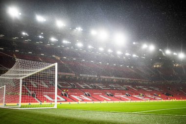 Old Trafford 'un Premier League maçından önceki genel görünümü Manchester United ile Nottingham Forest maçı 27 Aralık 202' de Old Trafford, Manchester, İngiltere 'de gerçekleşti.