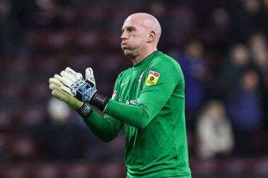 Birmingham City 'den John Ruddy # 21 Sky Bet Şampiyonası maçında Burnley, Birmingham City' ye karşı Turf Moor, Burnley, Birleşik Krallık, 27 Aralık 202