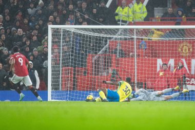 Manchester United 'dan Anthony Martial # 9 Premier League maçında Manchester United Nottingham Forest' a karşı 27 Aralık 202 'de Old Trafford, Manchester, İngiltere' de iki sayı yaptı.