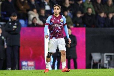 Burnley # 17 numaralı Manuel Benson Gökyüzü İddia Şampiyonası maçında Burnley, Birmingham City 'e karşı Turf Moor, Burnley, Birleşik Krallık, 27 Aralık 202