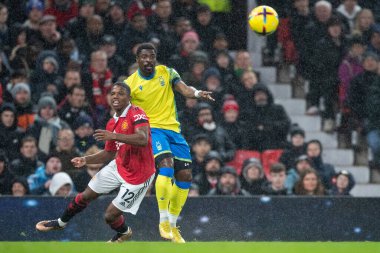 Nottingham Ormanı 'ndan Serge Aurier 27 Aralık 202' de Manchester United ve Nottingham Forest maçında Old Trafford, Manchester, İngiltere 'de karşılaştı.