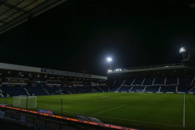 The Hawthorns, West Bromwich Albion 'un evi, West Bromwich Albion maçı öncesinde West Bromwich Albion, Preston North End' e karşı The Hawthorns, West Bromwich, Birleşik Krallık, 29 Aralık 202