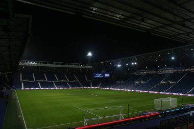 The Hawthorns, West Bromwich Albion 'un evi, West Bromwich Albion maçı öncesinde West Bromwich Albion, Preston North End' e karşı The Hawthorns, West Bromwich, Birleşik Krallık, 29 Aralık 202