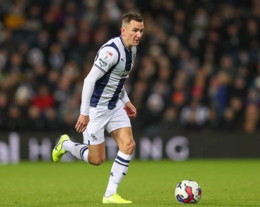 West Bromwich Albion 'un 17 numarası West Bromwich Albion maçında West Bromwich Albion Preston North End' e karşı The Hawthorns, West Bromwich, Birleşik Krallık, 29 Aralık 202