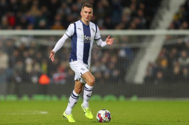 West Bromwich Albion 'un 17 numarası West Bromwich Albion maçında West Bromwich Albion Preston North End' e karşı The Hawthorns, West Bromwich, Birleşik Krallık, 29 Aralık 202