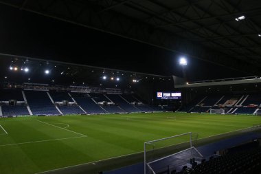 The Hawthorns, West Bromwich Albion 'un evi, West Bromwich Albion maçı öncesinde West Bromwich Albion, Preston North End' e karşı The Hawthorns, West Bromwich, Birleşik Krallık, 29 Aralık 202